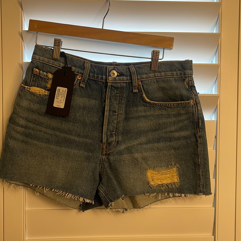 Rag and bone maya high rise shorts